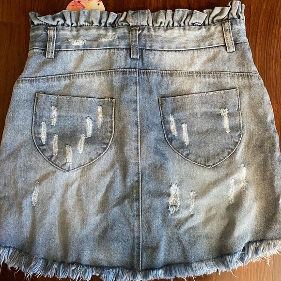 High waist jean skirt - Picture 2 of 2